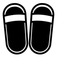 wellness sandals icon solid style