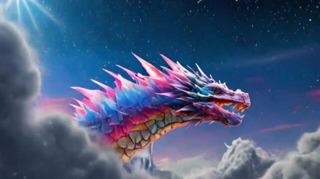 monster drago ugly, ai generative