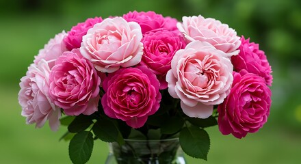 Naklejka premium Rose Rhapsody in Pink and Blush