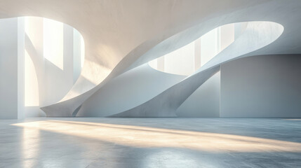 architecture background geometric arched building