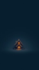 lonely old house situated in the center 