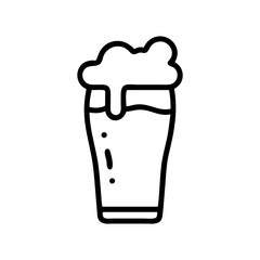 beer on transparent background for web and graphic design