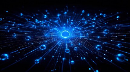 icon over a circuit board representing digital security and cybersecurity concept.
