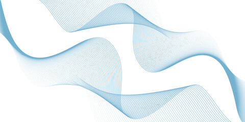 Abstract blue background with waves. EPS 01