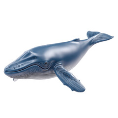 3D Render of a Humpback Whale in a Side View