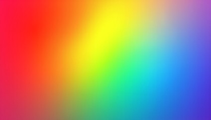 Obraz premium a gradient background transitioning through red, orange, yellow, green, blue, violet (full rainbow spectrum) with a smooth and visually appealing blend.