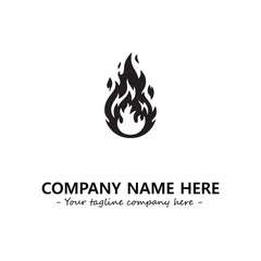 Fire Logo Company Design Illustration Vector Graphic Image