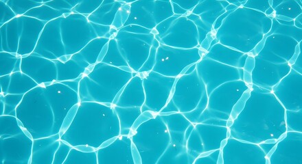 Sparkling Aqua: A Stunning Texture of Shimmering Pool Water
