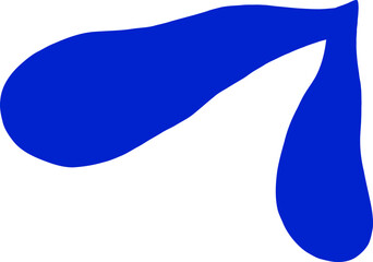 Abstract blue shape pattern background, concept of art and style.