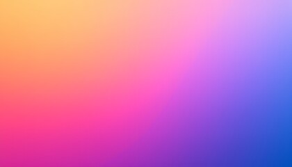 Obraz premium a gradient background transitioning through sunset inspired shades of orange, pink, purple, and blue with a smooth and visually appealing blend.