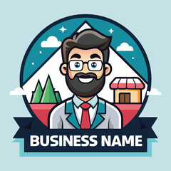 Title: Industrial Hard Hat Logo with Motion Trail Effect