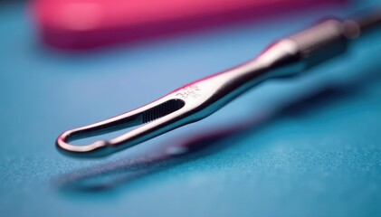 Close-up view of single orthopedic instrument , white background, fracture, medical technology