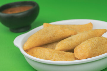 Fried empanadas, typical Colombian food