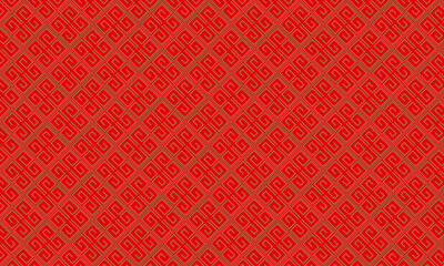 Creative pattern background with spiral shape | Seamless pattern with geometric line for texture, textile, fabric, garments, decoration, tiles, floor design, abstract art, packaging with brown color