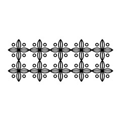 Kawung Picis Batik Art Pattern