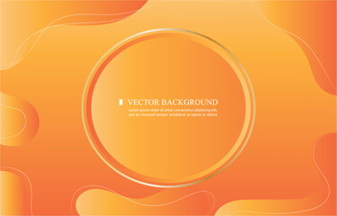 orange vector abstract background.luxury wallpaper template