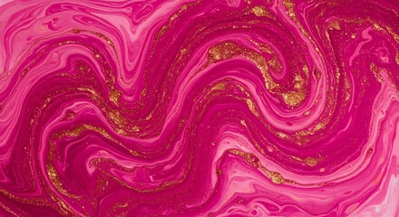 Crimson Gold: A Fluid Dream