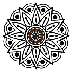  A beautiful  mandala design.