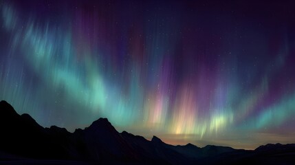 Mesmerizing visualization of dancing auroral arcs painting night sky for astrophotographers and celestial wonder seekers