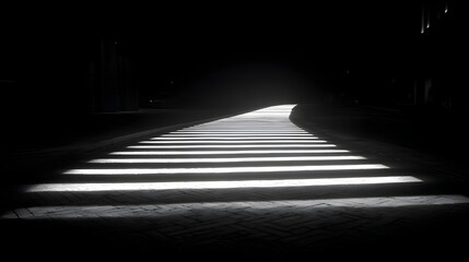 Bold monochrome horizontal line design creating minimalist aesthetic ideal for contemporary branding and print media