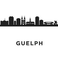 Obraz premium Guelph Skyline with Ontario, and Canada Cityscape.