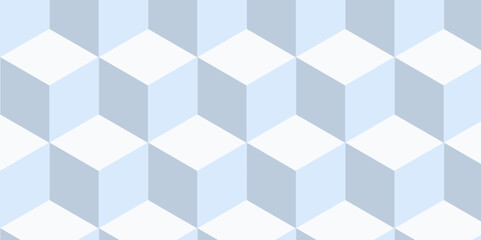 Obraz premium seamless geometric blue cube triangle pattern with geometric shapes texture background.