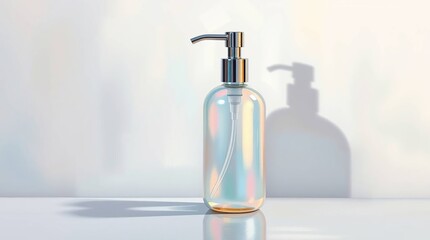 Fototapeta premium Modern Soap Dispenser Bottle.