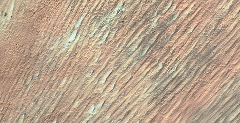Sand Dunes of the Sahara Desert: Aerial View