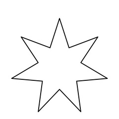 Obraz premium Star burst sticker vector