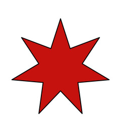 Star burst sticker vector