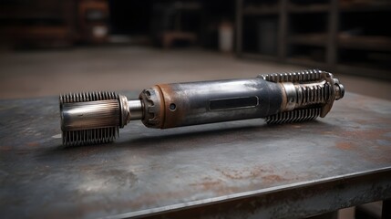 Dual motor heavy duty grooming tool on metal stand combining professional performance durability exceptional reliability