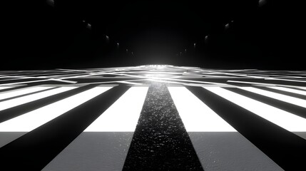 Enhance minimalist branding with simplistic black and white pattern forming geometric layouts for modern graphics