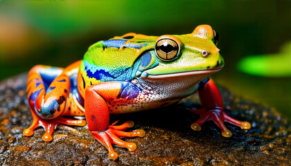 Fototapeta premium rana, verde, anfíbio, animal, naturaleza, árbol, hyla, fauna, aislada, macro, blanco, sapa