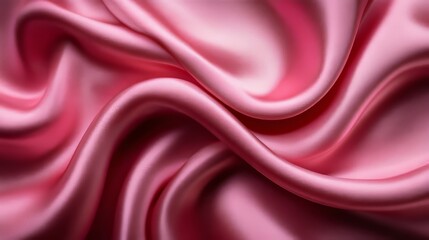 Fototapeta premium Velvet's Embrace: A captivating close-up of a silky textile, rendered in vibrant hues and delicate folds, that speaks of luxury and refinement.