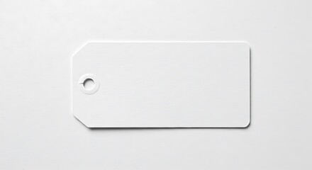Blank Canvas: A Minimalist Tag