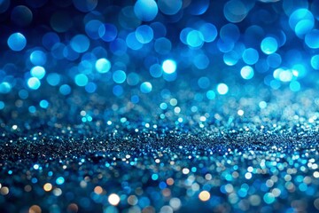 Low Light Blue Glitter Background: Intricate Design for Presentations