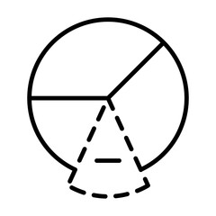 Expense Chart Showing Outgoing Money Flow