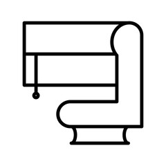 Window Curtain Feature on Train Seat