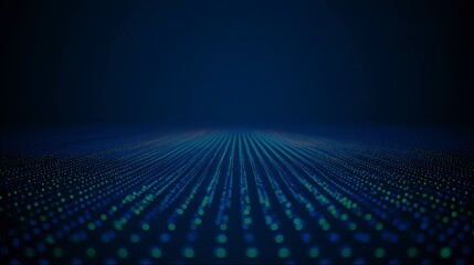 Abstract Blue Dotted Flow  Tech Background  Big Data  Digital  AI  Nanotech