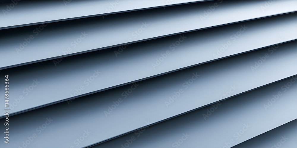 Poster abstract angled lines creating a monochromatic metallic pattern suitable for modern architecture and