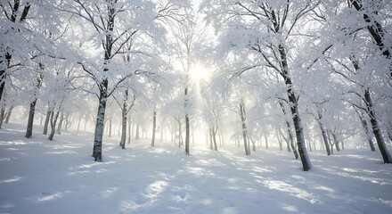 Obraz premium Winter's Embrace