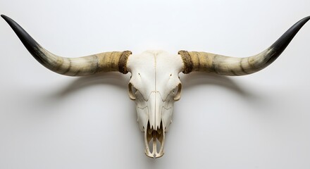Majestic Longhorn Skull: A Striking Western Decor Piece