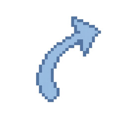 Fototapeta premium Serenity Blue Arrow