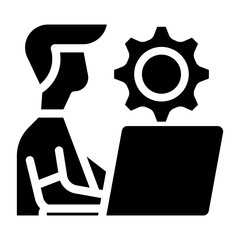 developer Solid icon