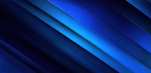 Obraz premium Abstract design of overlapping diagonal blue lines.