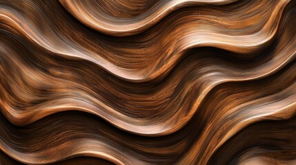 Fototapeta premium A captivating warm walnut wood texture highlighted by its deep grain.