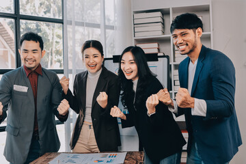 Business handshake for teamwork of business merger and acquisition,successful negotiate,hand...