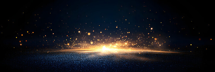 Obraz premium Technology special effects light effects particle background