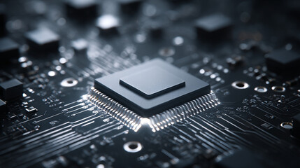 Computer chip motherboard cpu processor technology circuit board microchip semiconductor hardware system