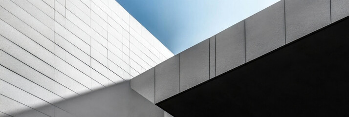 Obraz premium Abstract background architecture lines. modern architecture detail